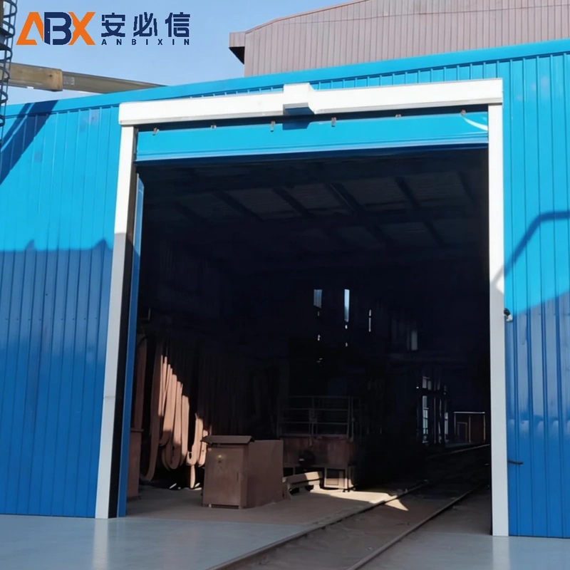汉中市软帘堆积门